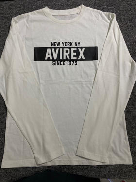 军潮！Avirex美军官方供应商简约款长袖T恤！正品保真。