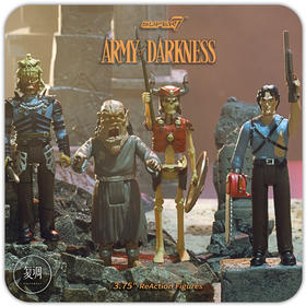Super7 鬼玩人 Army of Darkness ReAction Figure 复古 挂卡 潮流玩具 摆件
