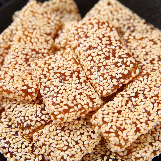 重庆特产【桔子味牛皮软糖400g】芝麻软糖传统老式牛筋糖麦芽糖 商品图1