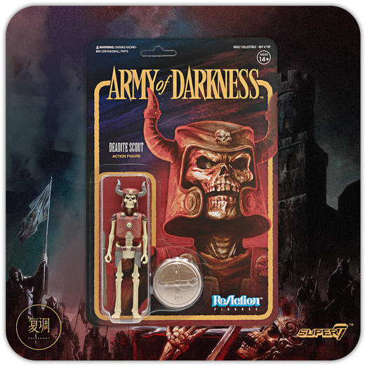 Super7 鬼玩人 Army of Darkness ReAction Figure 复古 挂卡 潮流玩具 摆件 商品图5