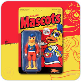 Super7 美国职业棒球联盟 吉祥物 圣地亚哥鸡 MLB Mascots ReAction SD Chicke n 挂卡