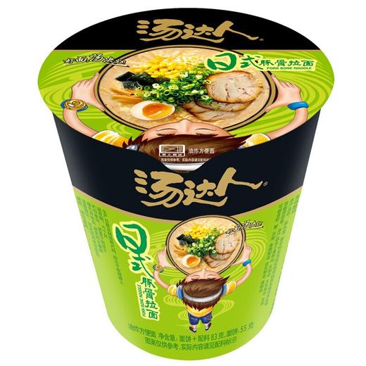 统一 汤达人方便面杯面 酸酸辣辣 日式豚骨面 商品图2