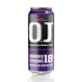 【长期有货】O.J.18度烈性啤酒   一箱500ml*24瓶