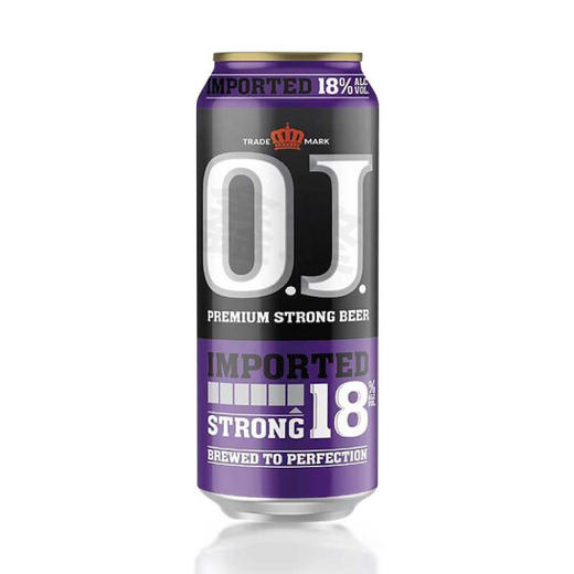 【长期有货】O.J.18度烈性啤酒   一箱500ml*24瓶 商品图0