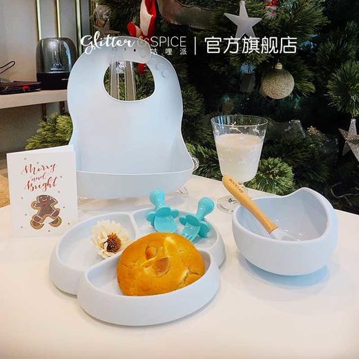 加拿大咕哩派glitterspice宝宝餐盘吸盘式分格盘 商品图4