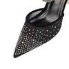 NO.55 Shoes1020-6欧美性感尖头浅口水钻高跟鞋一字带猫跟凉鞋 商品缩略图2