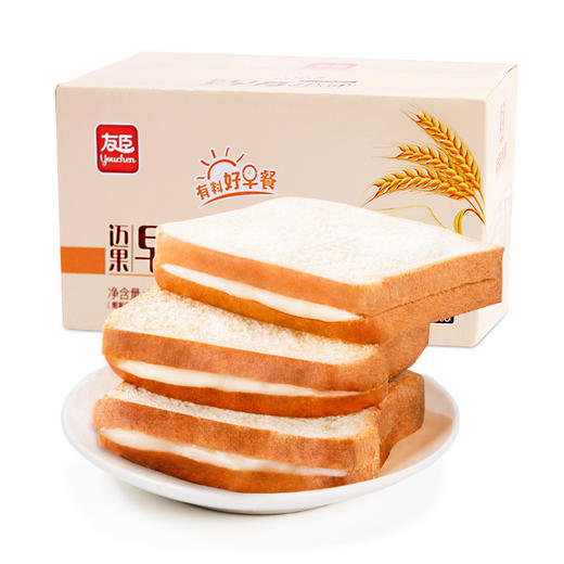 【早餐吐司面包整箱4斤】友臣迈果牛奶黄油夹心零食手撕面包切片 商品图3