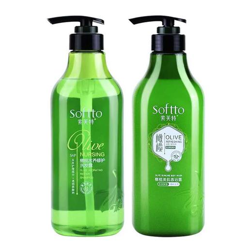 索芙特臻萃橄榄750g洗发+美肌香沐浴露750g*1套(1008337) 商品图0