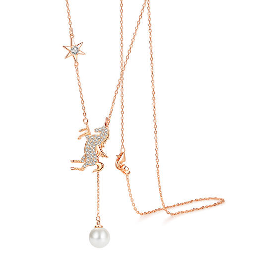 银千惠/纯银独角兽项链女小众设计简约锁骨吊坠网红新款礼物送女友 商品图4