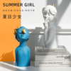 【家居摆件】*北欧ins客厅家居夏日女孩卡通树脂摆件 电视柜乔迁新房礼品摆设 商品缩略图1