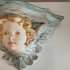 Vintage手绘陶瓷天使墙壁托 商品缩略图3