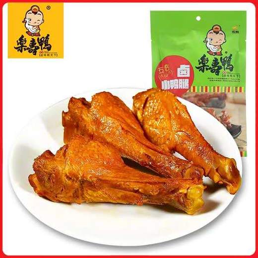 乐寿鸭五香小鸭腿128g*1袋（新货）(0602166) 商品图1