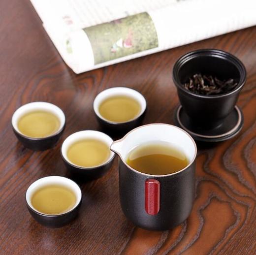 便携旅行茶具套装支持定制日式简约收纳袋过滤随身泡茶快客杯组 商品图4