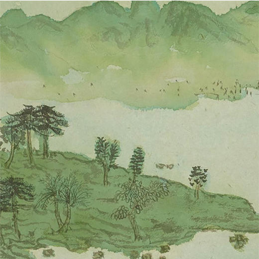 贾宽艺术复制画《新富春山居图》/画芯尺寸30.5*176cm/已装框 商品图2