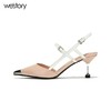 westory高跟一字带凉鞋百搭W282H60291 商品缩略图1