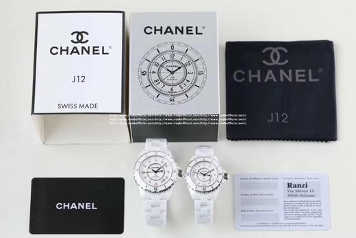 KOR 厂出品 韩版CHANEL J12香奈儿INTENSE 重置加强版，采用和正品一致的最新技术，韩国进口陶瓷加工设备，和正品一致的钢化精密陶瓷，整表和正品颜色完全相同。附带正品代购，整套包装，十年 商品图13