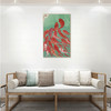 贾宽艺术复制画《鸿运满堂》/画芯尺寸88*146cm/已装框 商品缩略图0