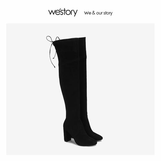 westory羊皮高跟时装高跟2019年冬季新品W284I80051 商品图0