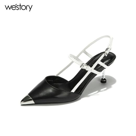 westory高跟一字带凉鞋百搭W282H60291 商品图2
