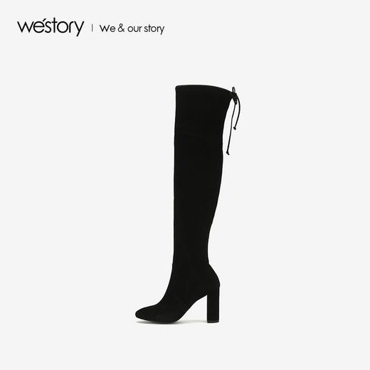 westory羊皮高跟时装高跟2019年冬季新品W284I80051 商品图2