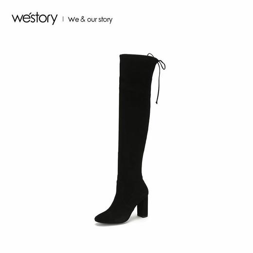 westory羊皮高跟时装高跟2019年冬季新品W284I80051 商品图1