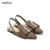 westory平底蝴蝶结百搭凉鞋W282H60231 商品缩略图3