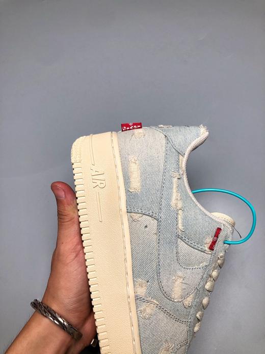 Levi's x Air Force 1 丹宁做旧 牛仔空军 李维斯限定联名款 鞋面采用原厂特殊工艺 印染水洗牛仔布 商品图2