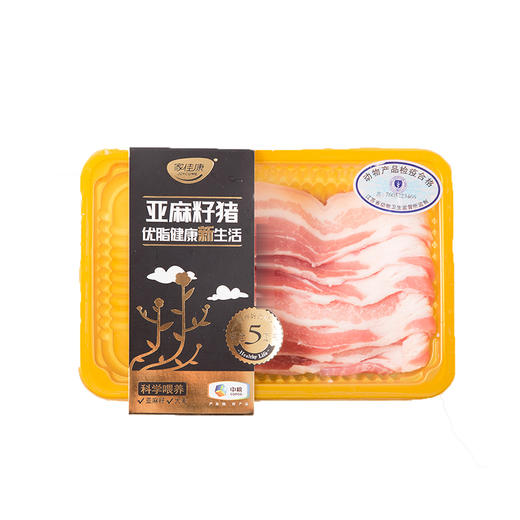 阿林严选中粮亚麻籽猪肉五花肉片240g 商品图0