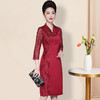 LC-1965新款妈妈装礼服丈母娘喜婆婆婚宴连衣裙 商品缩略图3