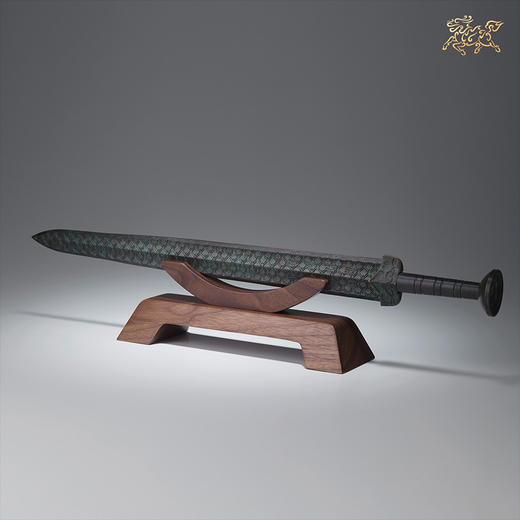 铜师傅 国家宝藏授权出品《勾践剑摆件（青铜色版）》 商品图3