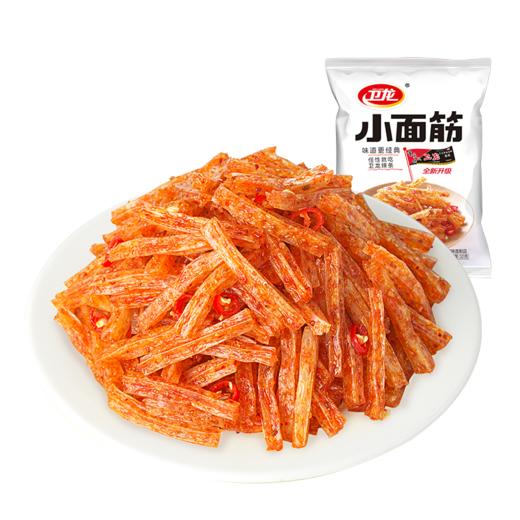 卫龙小面筋量贩装312g 约12包 辣条  豆干 零食 麻辣小吃 休闲小辣片 商品图1