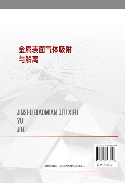 金属表面气体吸附与解离 贾祥凤 金属催化书籍 金属表面气体吸附与解离基本知识 属表面气体吸附与解离在实验和理论方面研究方法 商品图1