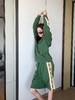 点此购买 GUCCI男女织带绿色卫衣 曾151741 商品缩略图5