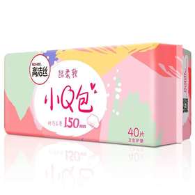高洁丝 小Q包纤巧无香护垫15cm(40片）