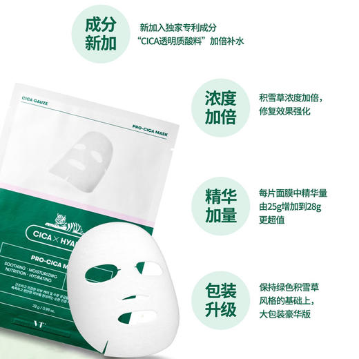 韩国VT第二代老虎面膜6片/盒 商品图3