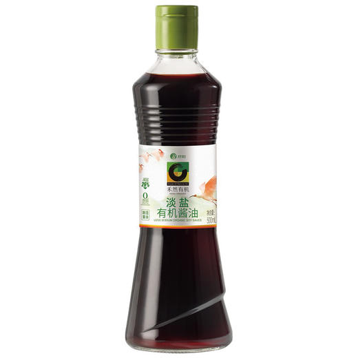 【新品上架，9折活动，原价136】禾然有机淡盐酱油 500ml*2瓶 特级生抽 商品图3