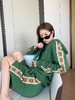 点此购买 GUCCI男女织带绿色卫衣 曾151741 商品缩略图4