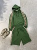 点此购买 GUCCI男女织带绿色卫衣 曾151741 商品缩略图10