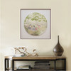贾宽艺术复制画《竹语间》/画芯尺寸75*75cm/已装框 商品缩略图0