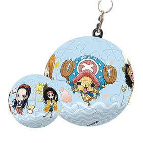 【折扣商品 不退不换】24片 钥匙扣拼图 A3376 ONE PIECE-新世界旅行