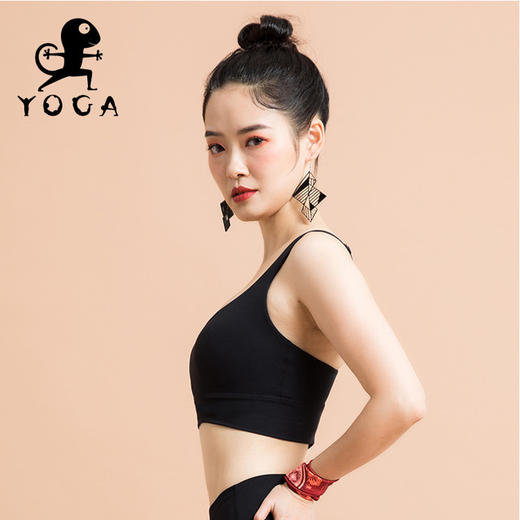 壁虎2020新款【西西里】亲肤裸感紧身超弹瑜伽文胸（有胸垫） 商品图2