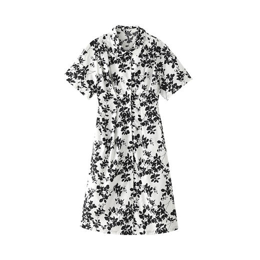 【7/22 20:00pm】夕又米 花弄影 厌世midi dress 衬衫连衣裙女夏 商品图4