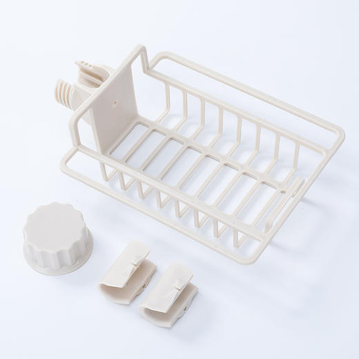 【海绵洗碗布沥水架、2个】厨房用品水龙头置物架整理架创意抹布收纳架 商品图1
