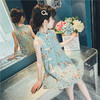 SY-TX95385新款小女孩中国风古装汉服公主裙儿童洋气旗袍 商品缩略图0