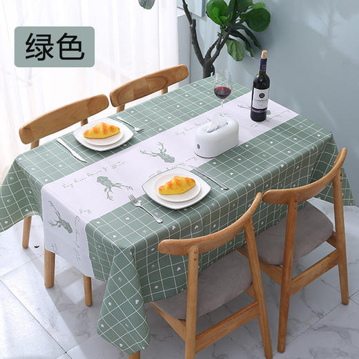 【北欧风茶几桌布】长方形防水防油居家布艺客厅餐桌垫 商品图6