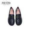 西村名物2020秋季新品时尚简约舒适金属装饰中跟乐福鞋X20CM30131 商品缩略图2
