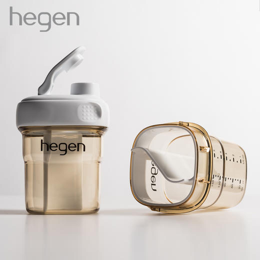 hegen奶瓶配件多功能食物储存喝水盖1个+食物储存隔2个新品套装 商品图0