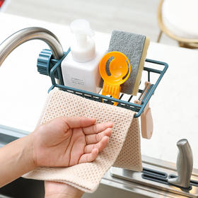 【海绵洗碗布沥水架、2个】厨房用品水龙头置物架整理架创意抹布收纳架