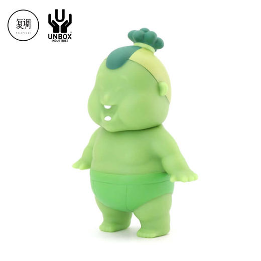 Unbox 肥仔 绿色 Hello Summer Edition Chubbi Chunk 潮玩 摆件 搪胶 商品图1