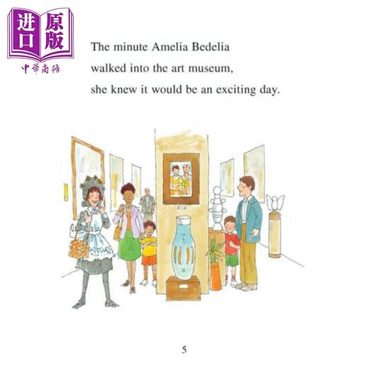 【中商原版】I Can Read Level 2 我可以读2级 糊涂女佣 Amelia Bedelia’s Masterpiece 儿童分级阅读插图故事书 英文原版 6-9岁 商品图2